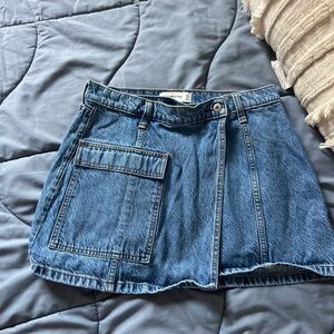 Abercrombie and fitch denim skirt